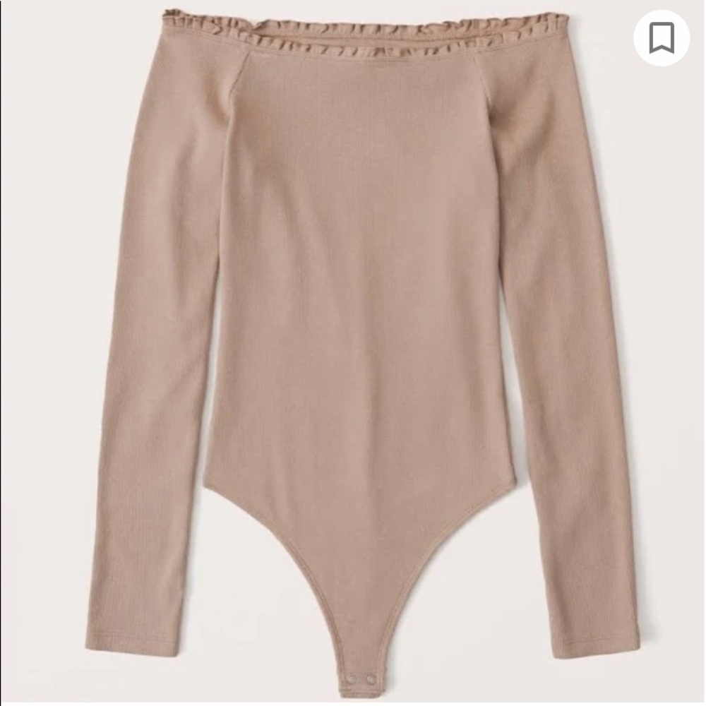 (WORN ONCE) Abercrombie & Fitch Nude Bodysuit